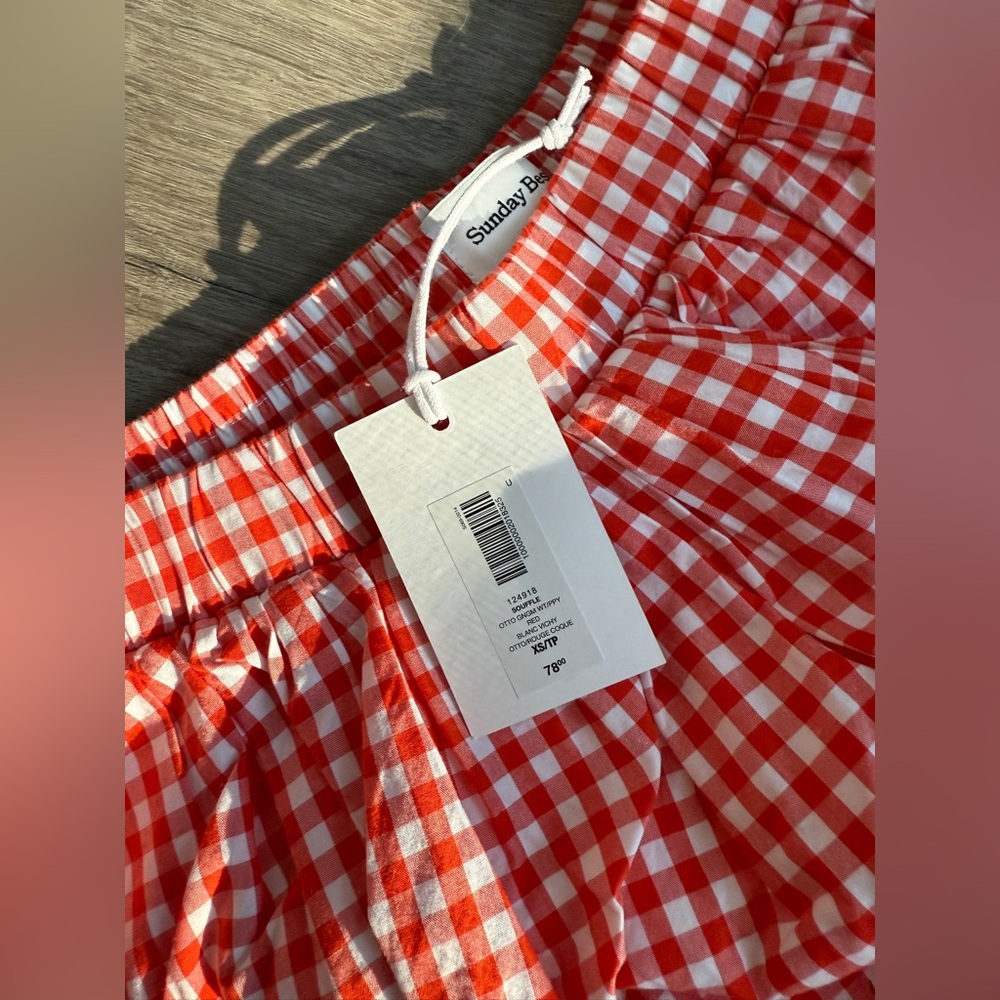 Gingham Checkered Women's Shorts - Picture 3 of 7